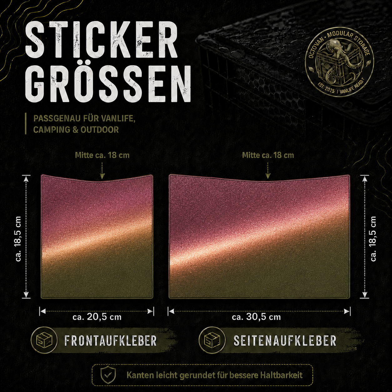 Eurobox Sticker-Set Effektfolien 40 x 30 x 27 cm