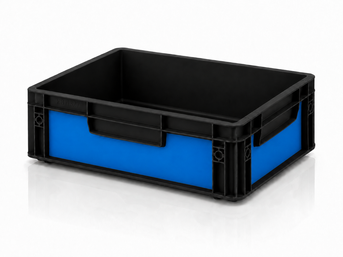 Eurobox 40 x 30 x 12 cm mit Effektfolie als passgenaues Sticker-Set von OctoVan.