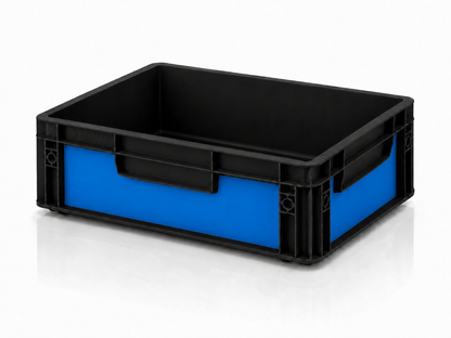 Eurobox 40 x 30 x 12 cm mit Effektfolie als passgenaues Sticker-Set von OctoVan.