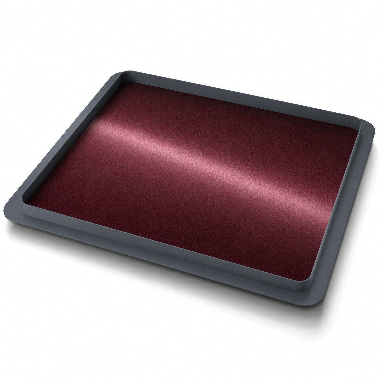 Auflagedeckel in Grau 40 x 30 cm foliert
