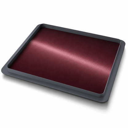 Auflagedeckel in Grau 40 x 30 cm foliert