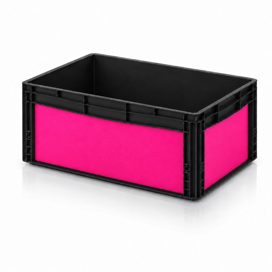OctoVan Sticker-Sets für AUER Euroboxen 60 × 40 × 27 cm in fünf Farben
