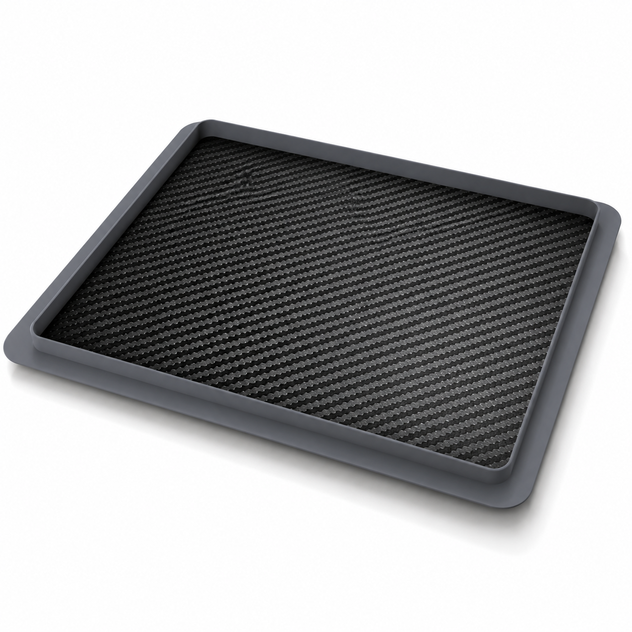 Deckel foliert Carbon Black 40 x 30cm