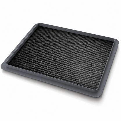 Deckel foliert Carbon Black 40 x 30cm