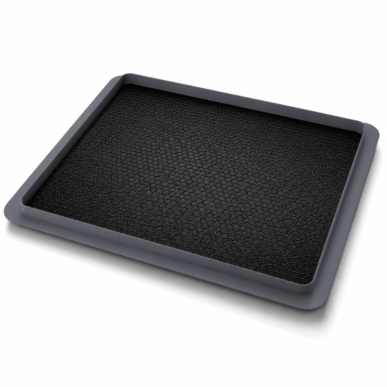Deckel foliert Hexagon Black 40 × 30 cm